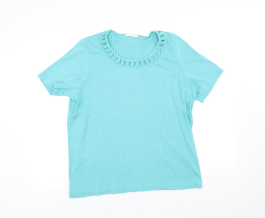 pre worn Womens Blue Basic T-Shirt Size M