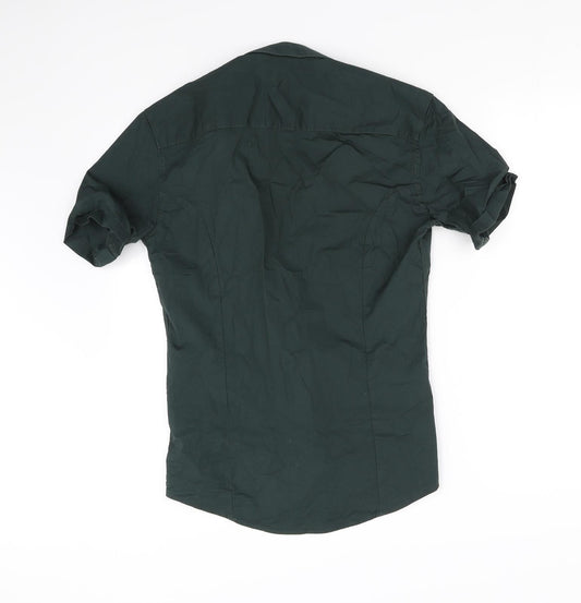 ASOS Mens Green Button-Up Size S