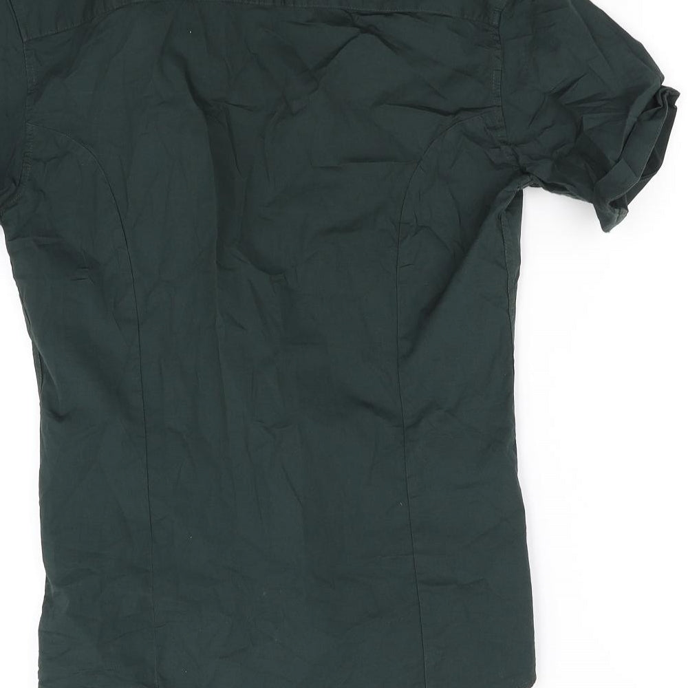 ASOS Mens Green Button-Up Size S