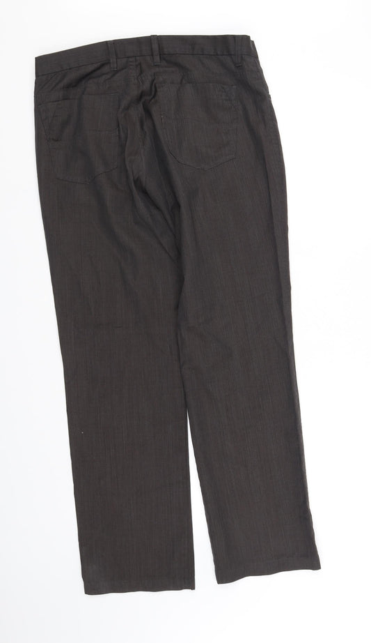 pre worn Mens Brown Trousers Size M L32 in