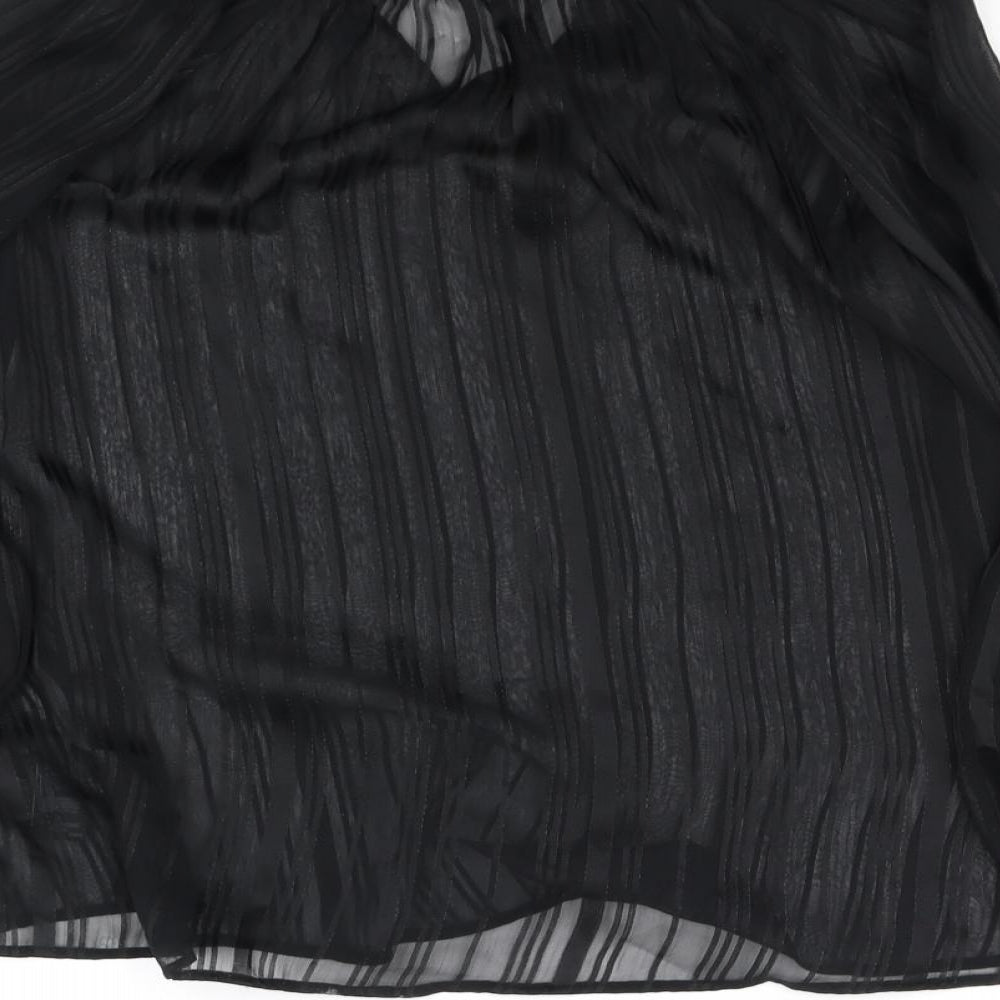 Womens UK Size 10 m&s Black Basic T-Shirt
