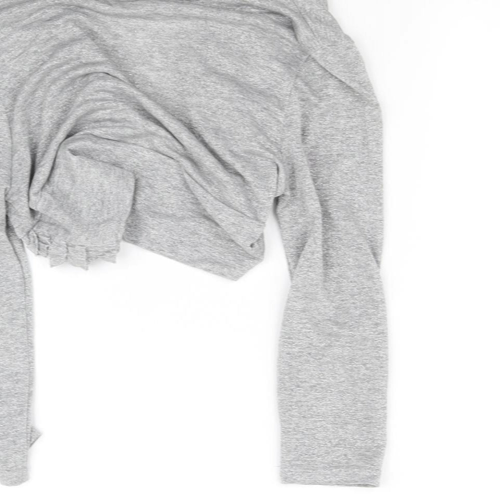 New Look Womens Grey Cardigan Jumper Size 10