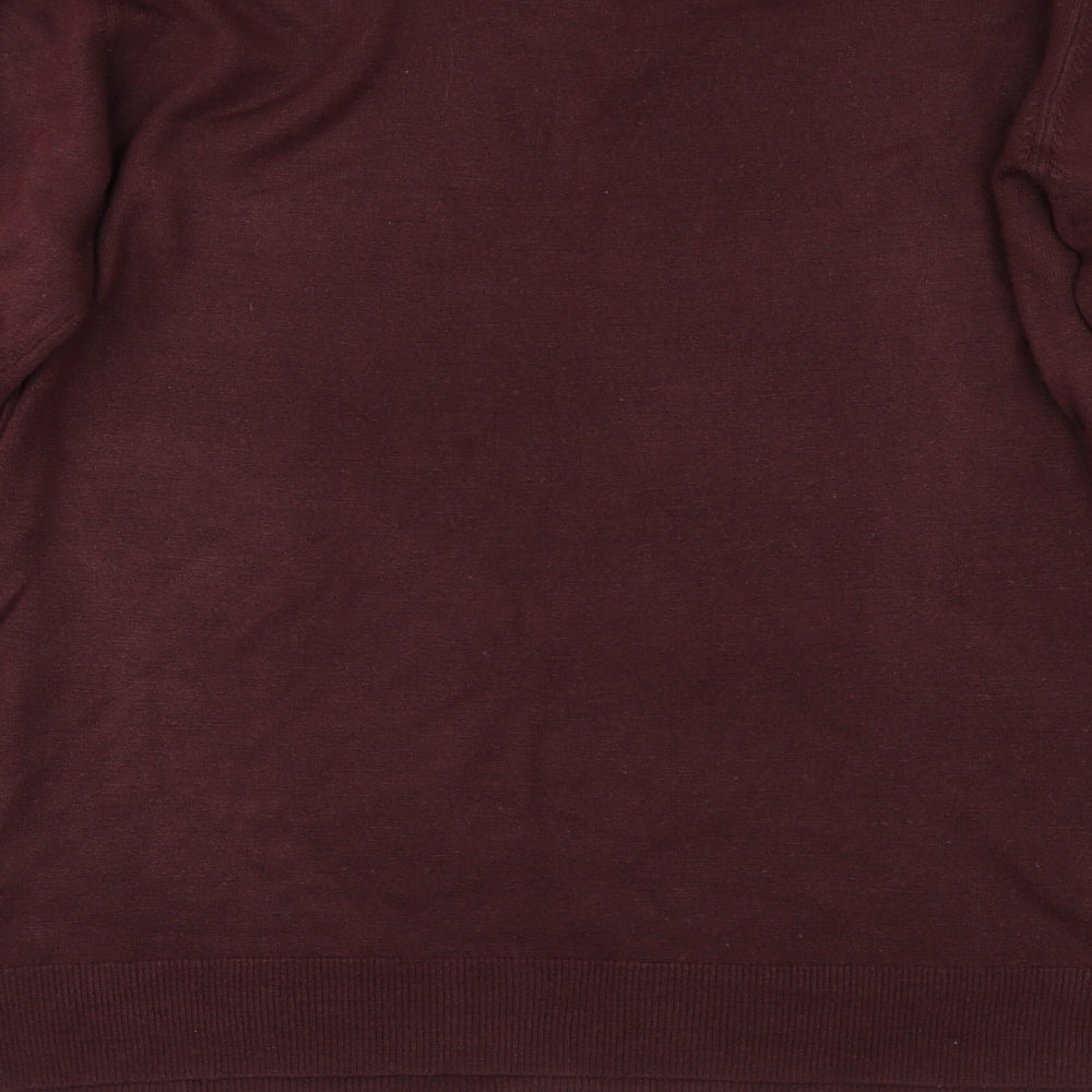 Cedar Wood State Mens Red Pullover Jumper Size M
