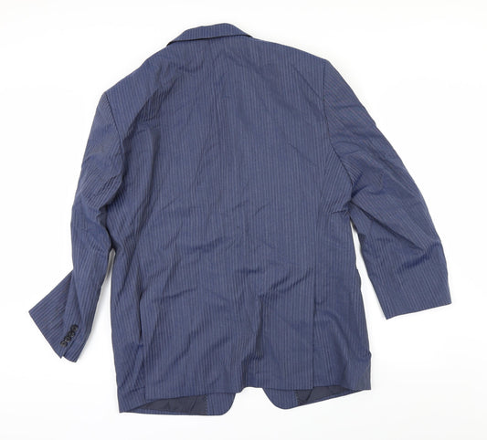 Mens UK Size 42 REDA Regular Blue Suit Jacket