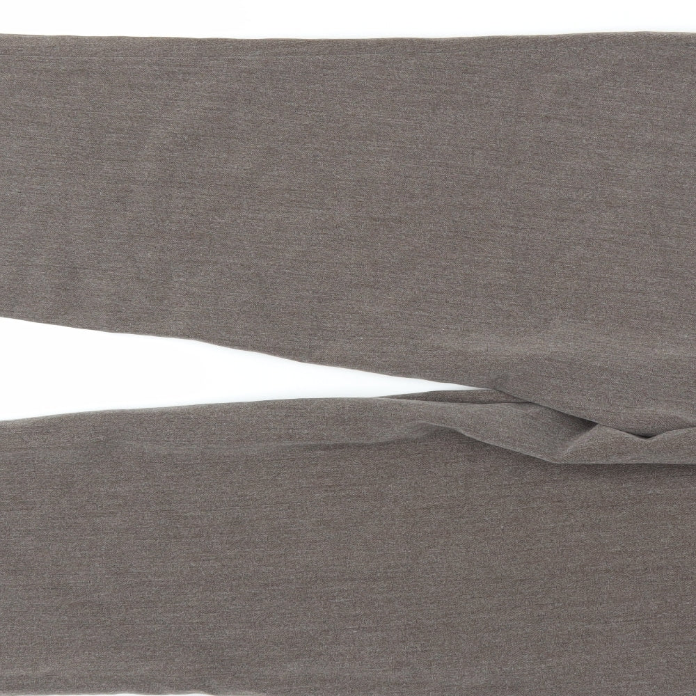 Signiture Womens Brown Trousers Size 18 L26 in