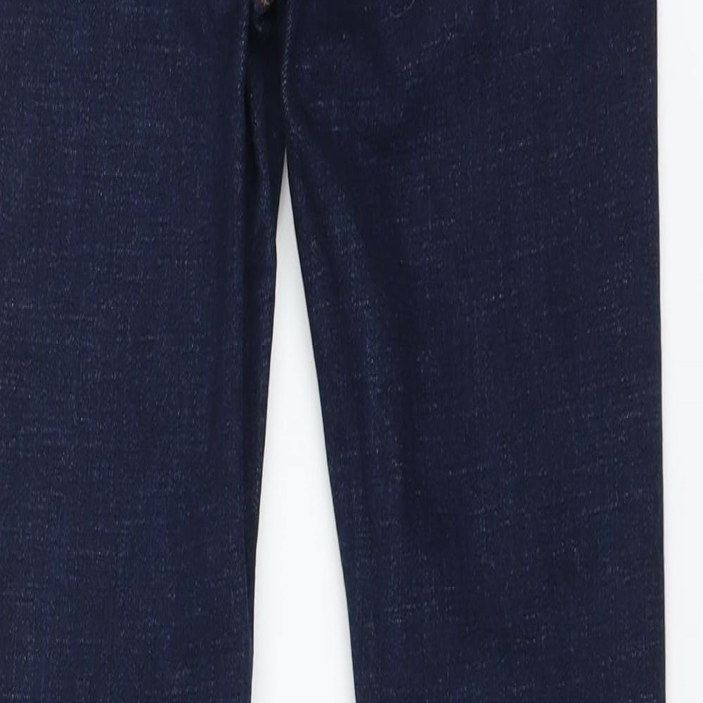 Womens UK Size 4 Stradivarius Extra-Slim Fit Skinny Blue Jeans
