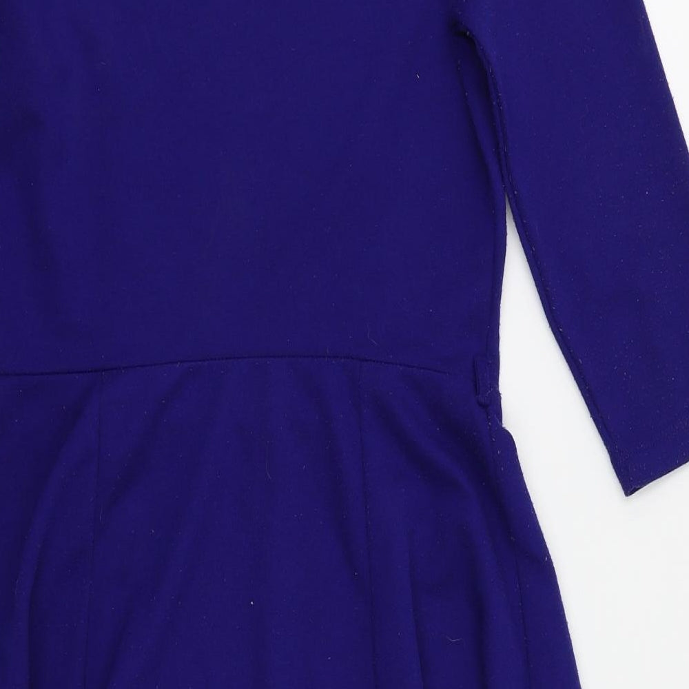 George Womens Blue Fit & Flare