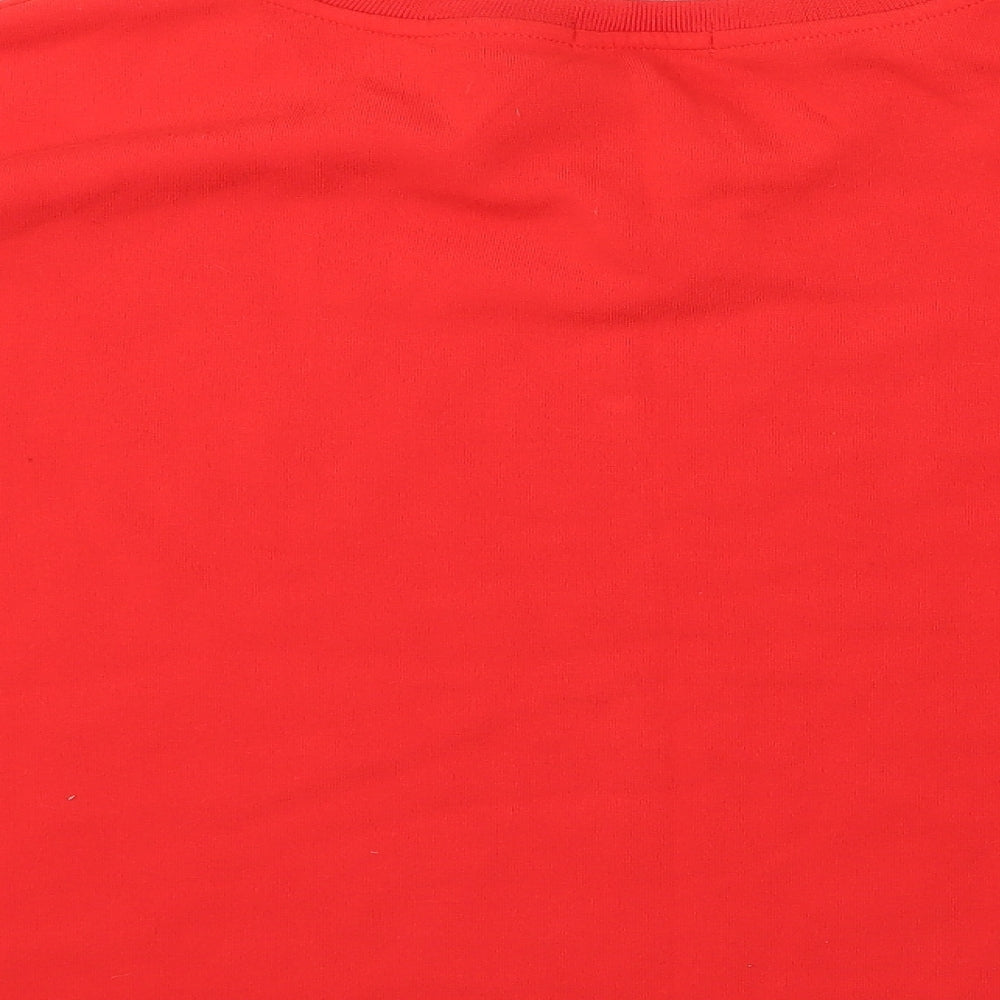 Primark Womens Red Jersey Pullover Sweatshirt Size XL