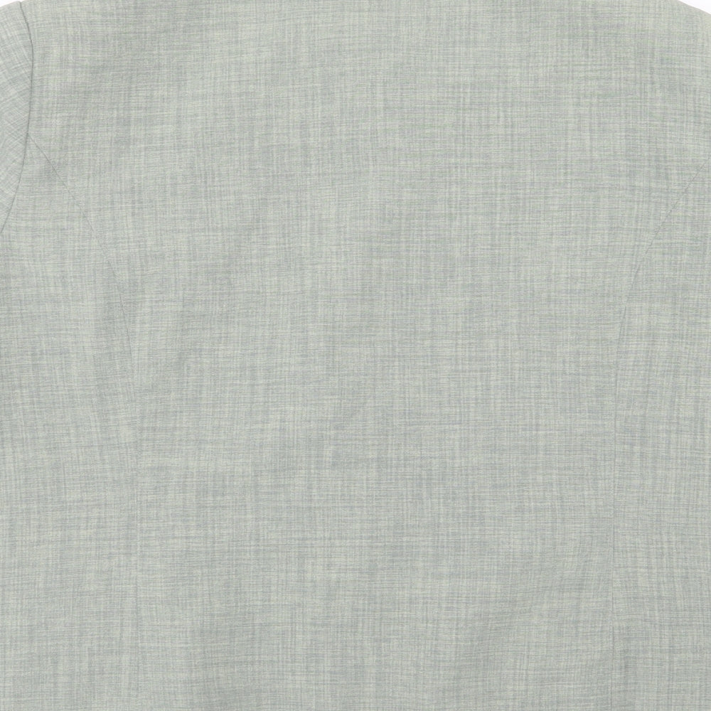 Autonomy Womens Green  Rayon Jacket Suit Jacket Size 18