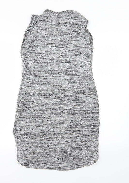 Womens UK Size M Style plus Grey Basic Tank