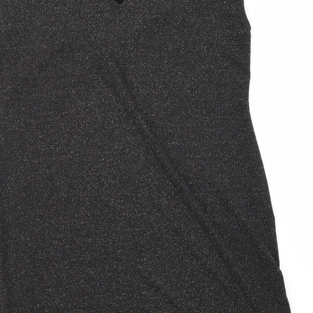 Dorothy Perkins Womens Black A-Line Size 14