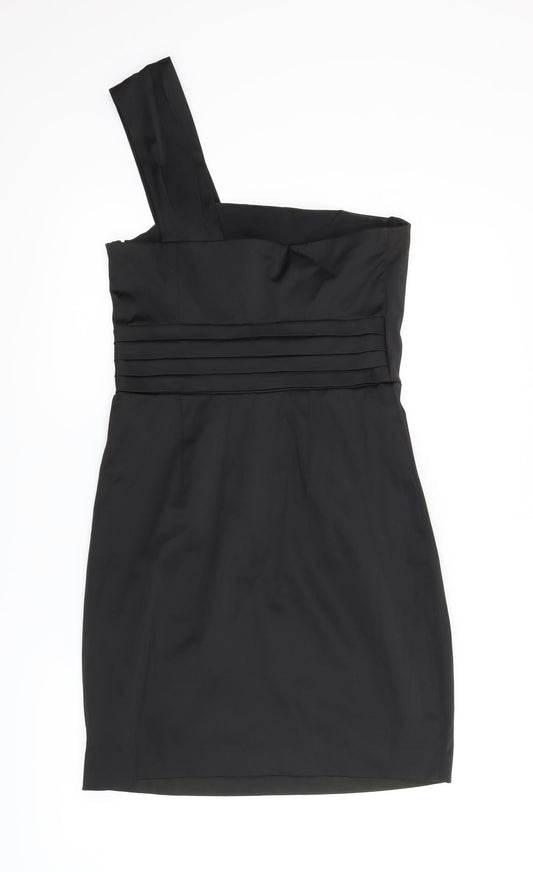 Coast Womens Black A-Line Size 10