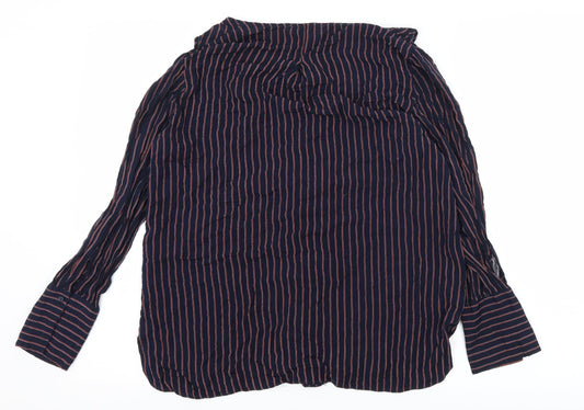 Womens UK Size S Sweewe Blue Basic Blouse