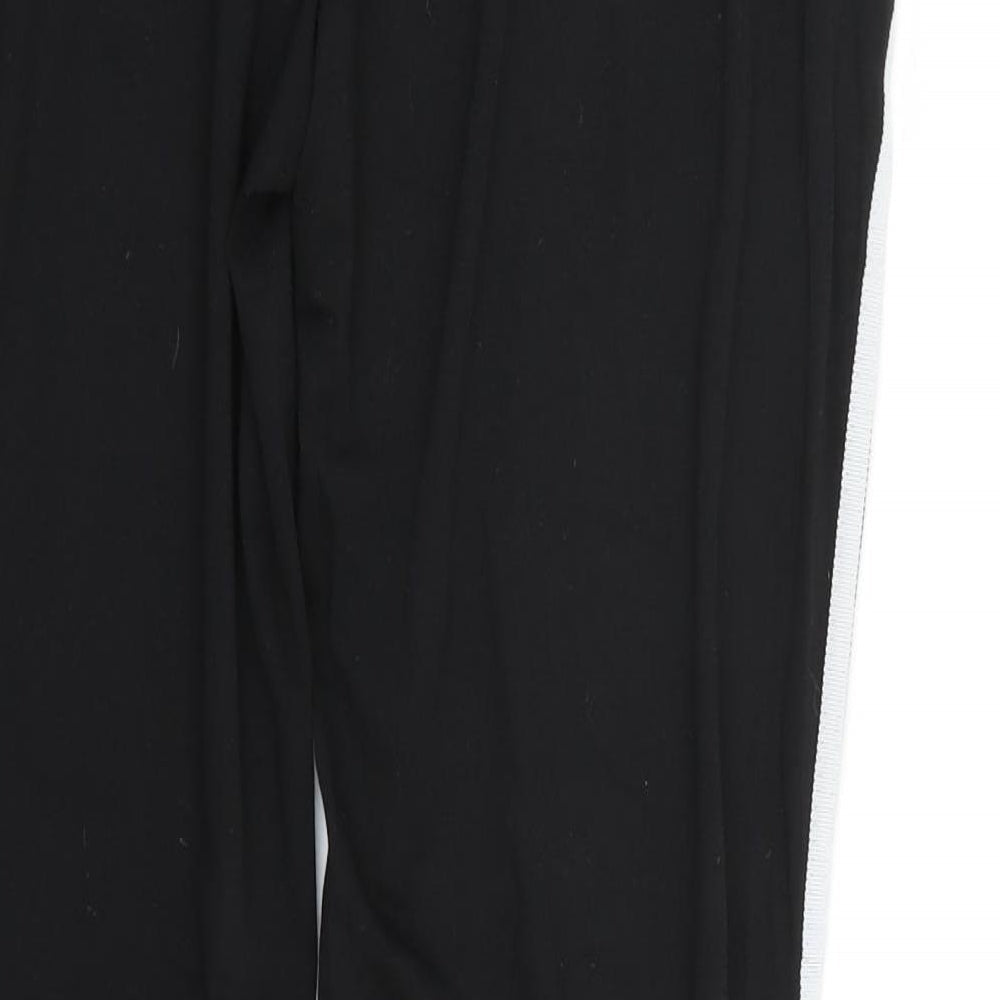 Preworn Womens Black Sweatpants Trousers Size L L30 in