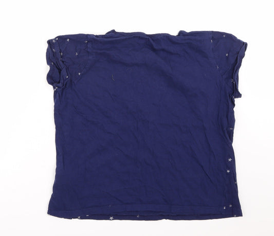 Avon Womens Blue Basic T-Shirt Size 14