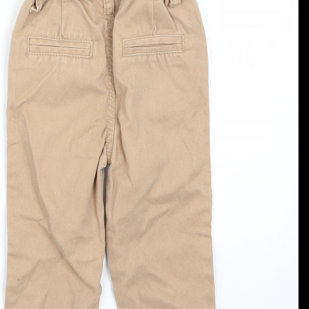 Denim & Co. Girls Brown Capri Jeans Size 9-12 Months