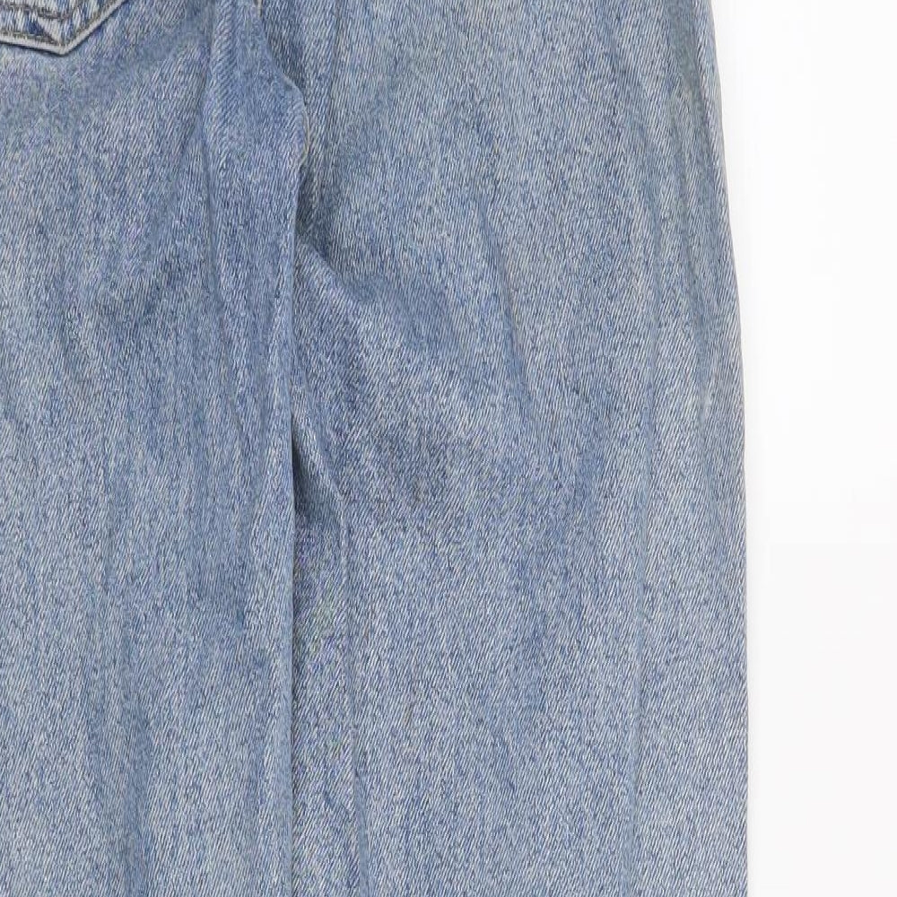 Topshop Womens Black Straight Jeans Size 26 in L30 in