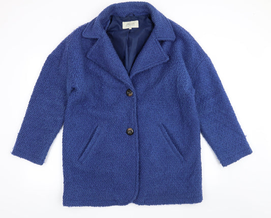 Womens UK Size 12 Peacocks Blue Jacket