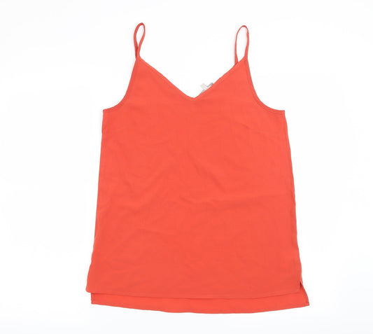 Peacocks Womens Orange Basic Blouse Size 8