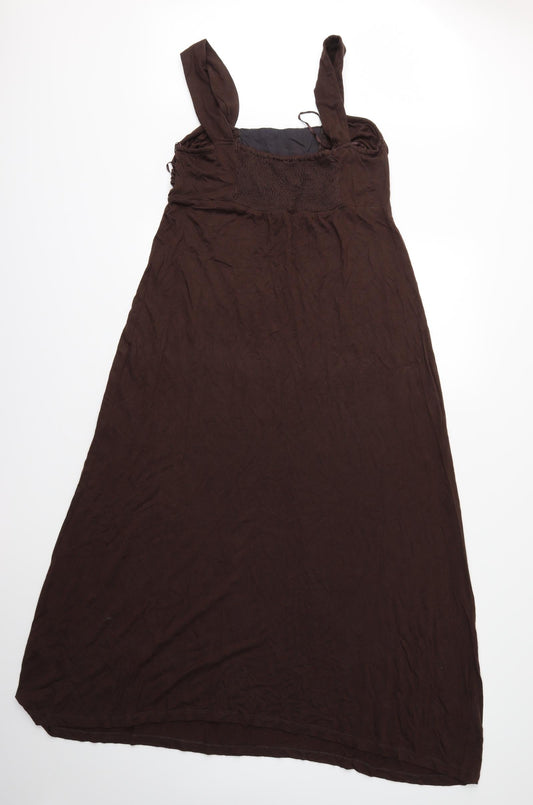 BHS Womens Brown A-Line Size 10