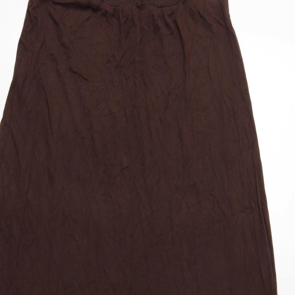 BHS Womens Brown A-Line Size 10