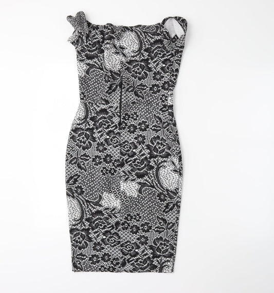 Preworn Womens Grey Bodycon Size S