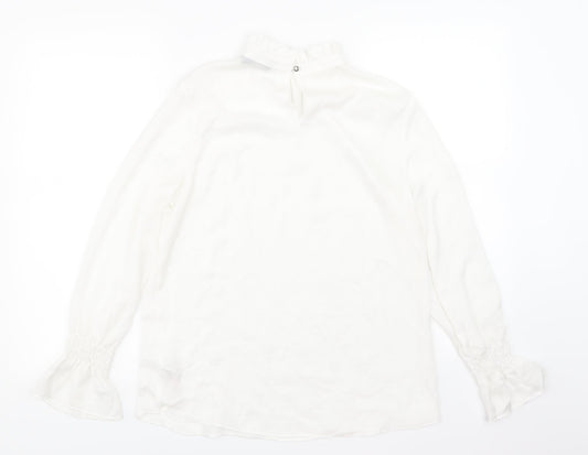 Dunnes Womens Ivory Basic T-Shirt Size 8