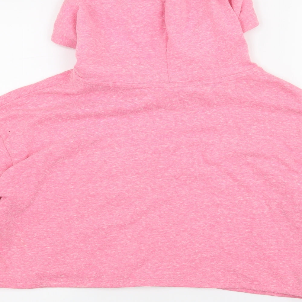 H&M Womens Pink Pullover Hoodie Size S