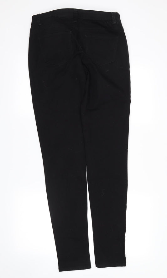 denim co Womens Black Denim Straight Jeans Size 12