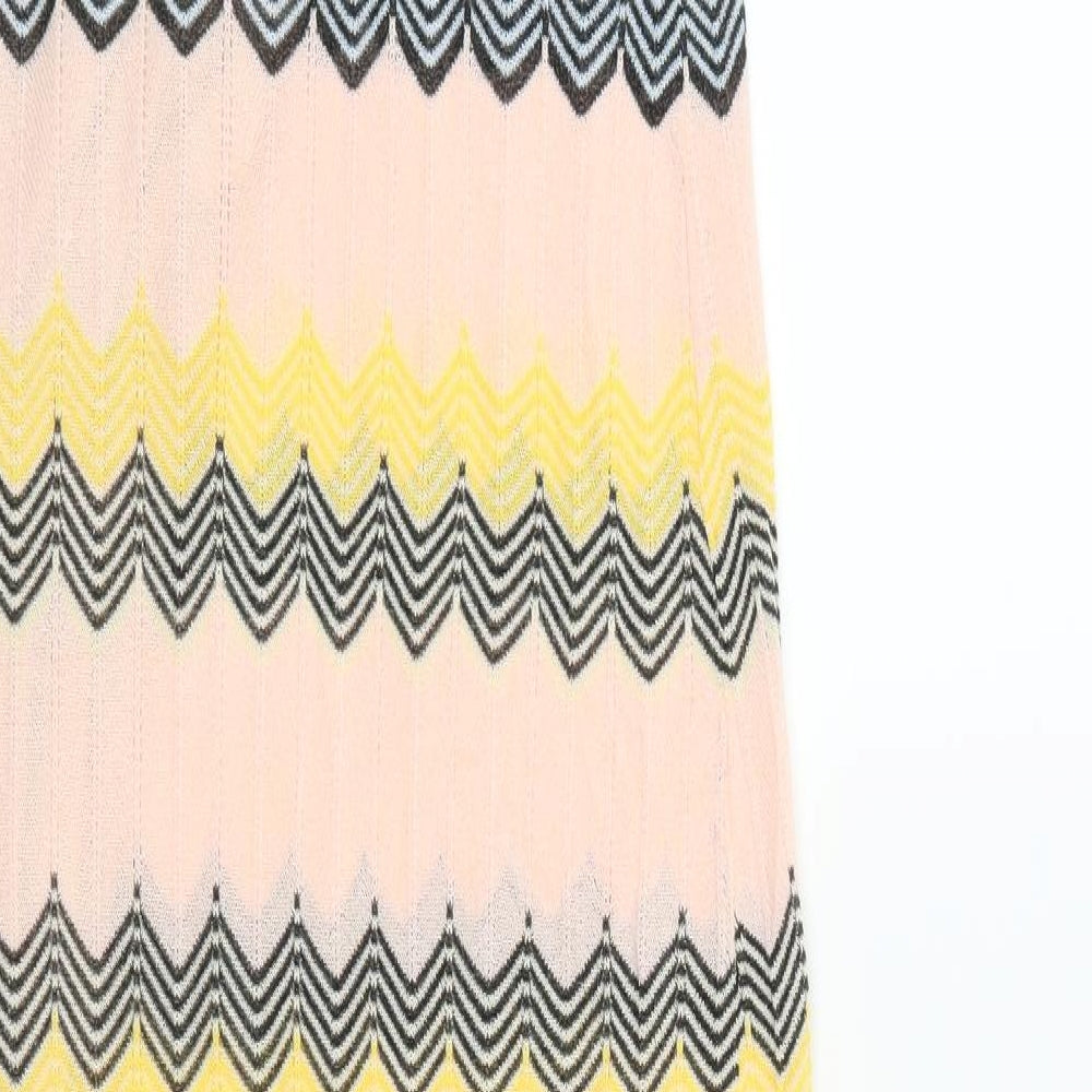 Laetitia Mem Womens Multicoloured Geometric A-Line
