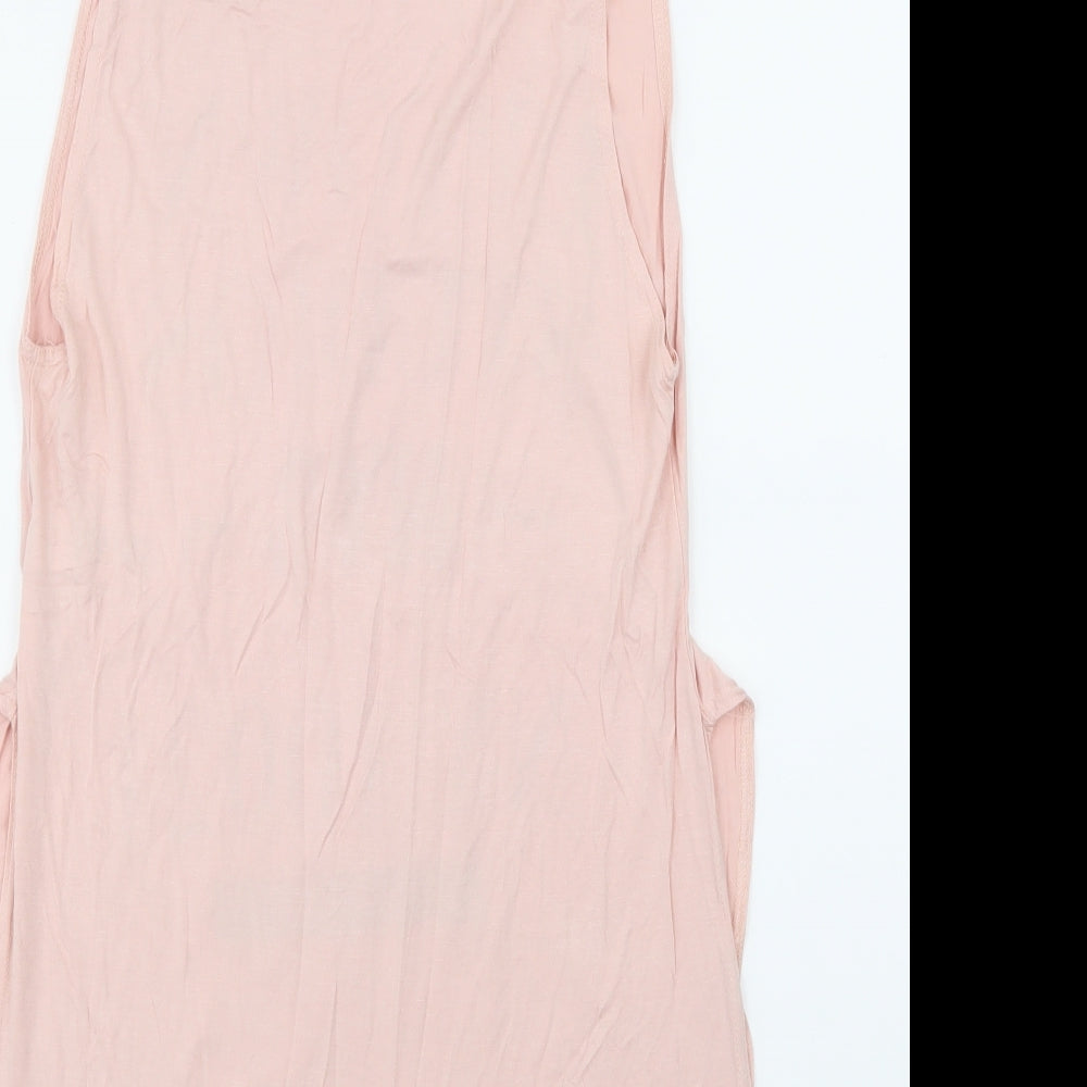 Womens UK Size 12 New Look Pink Kimono T-Shirt