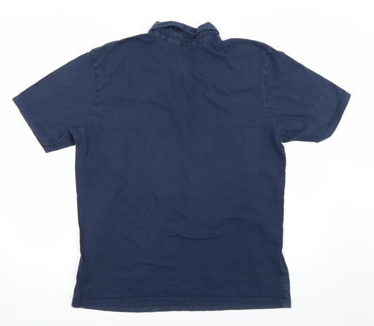 Studio Mens Blue Polo Size L