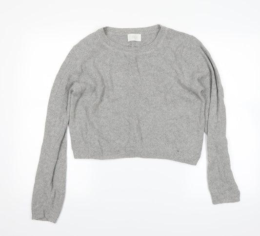 savida Womens Grey Pullover Jumper Size L