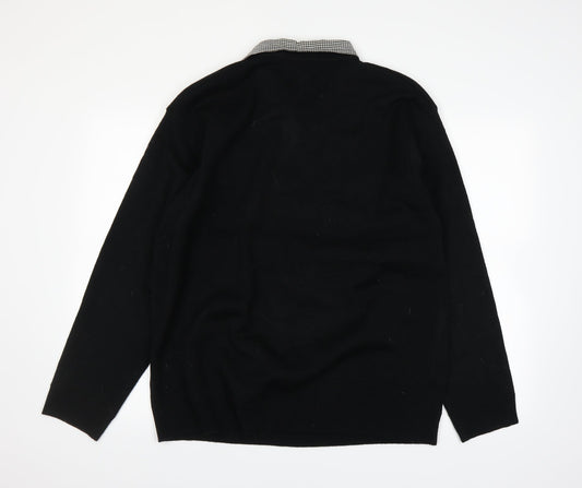 Cutting Edge Mens Blue Pullover Jumper Size XL