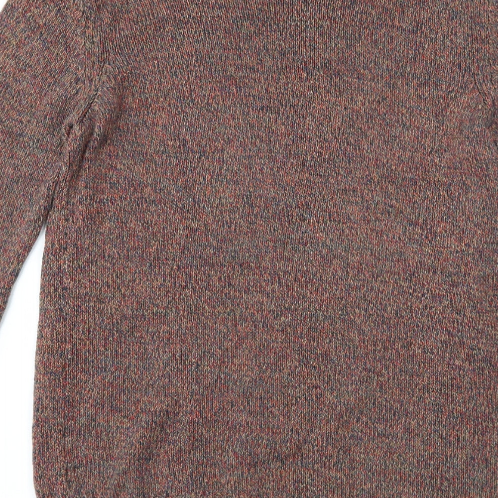 Topman Mens Brown Pullover Jumper Size S