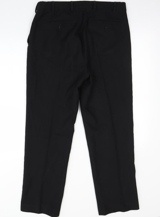 Skopes Mens Black Dress Pants Trousers Size S L29 in