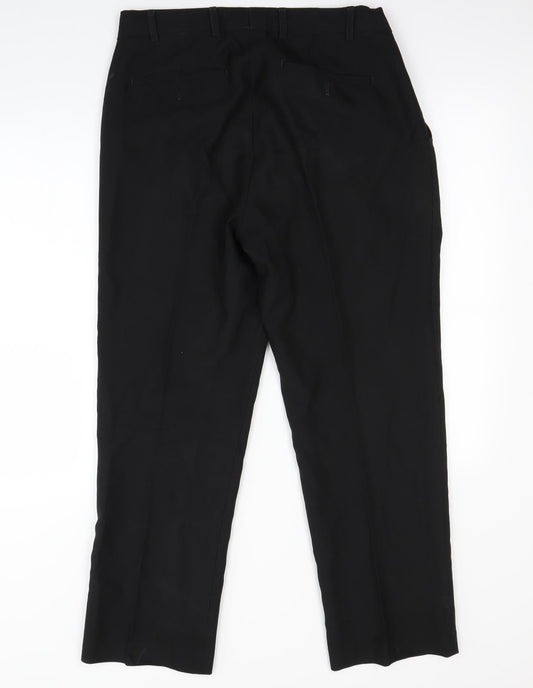 Skopes Mens Black Dress Pants Trousers Size S L29 in