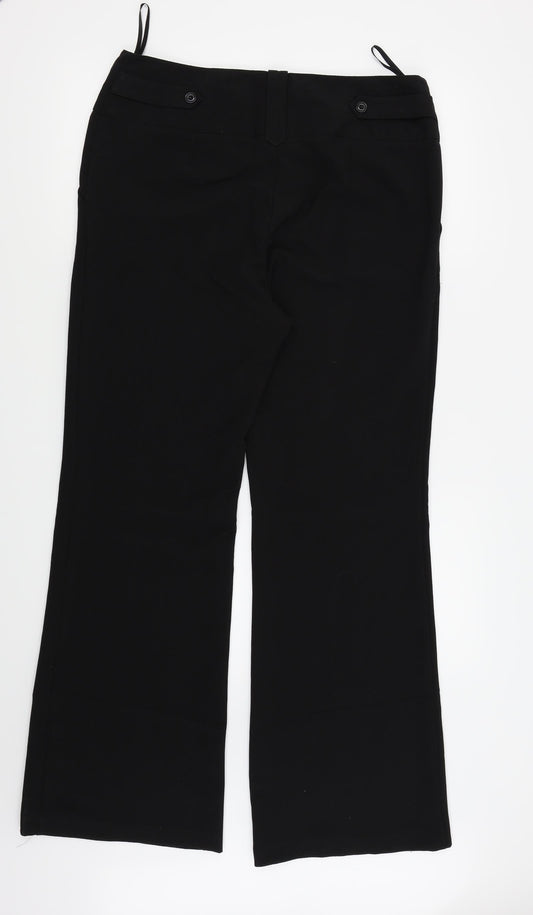 Asda George Womens Black   Trousers  Size 14 L29.5 in
