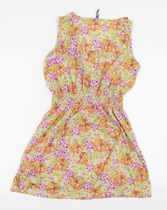 evie Womens Multicoloured Fair Isle Fit & Flare Size 10