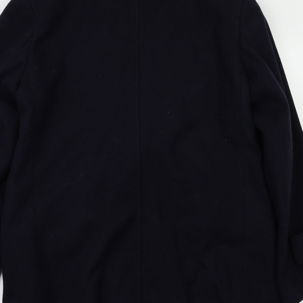 peterwerth Womens Blue Jacket Coat Size 4