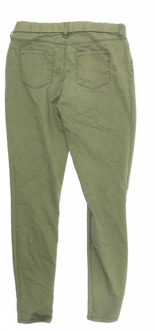 BHS Womens Green  Denim Jegging Jeans Size 10