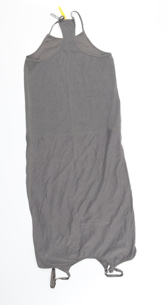 Love Womens Grey Fit & Flare Size M