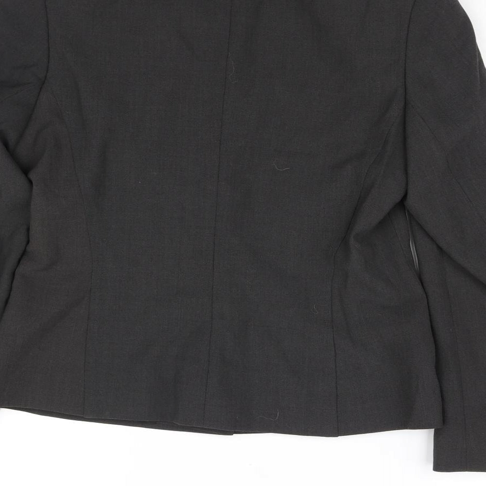 minuet Womens Grey Jacket Size 10