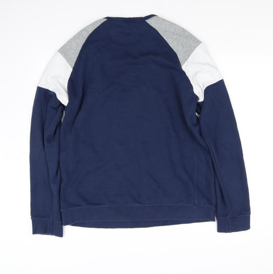 Acw85 Mens Blue Pullover Jumper Size XL