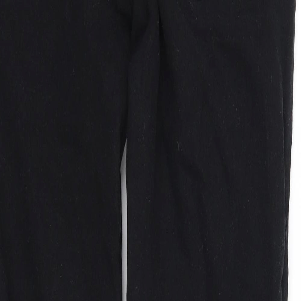 Denim & Co. Womens Black Straight Jeans Size 32 in L31 in