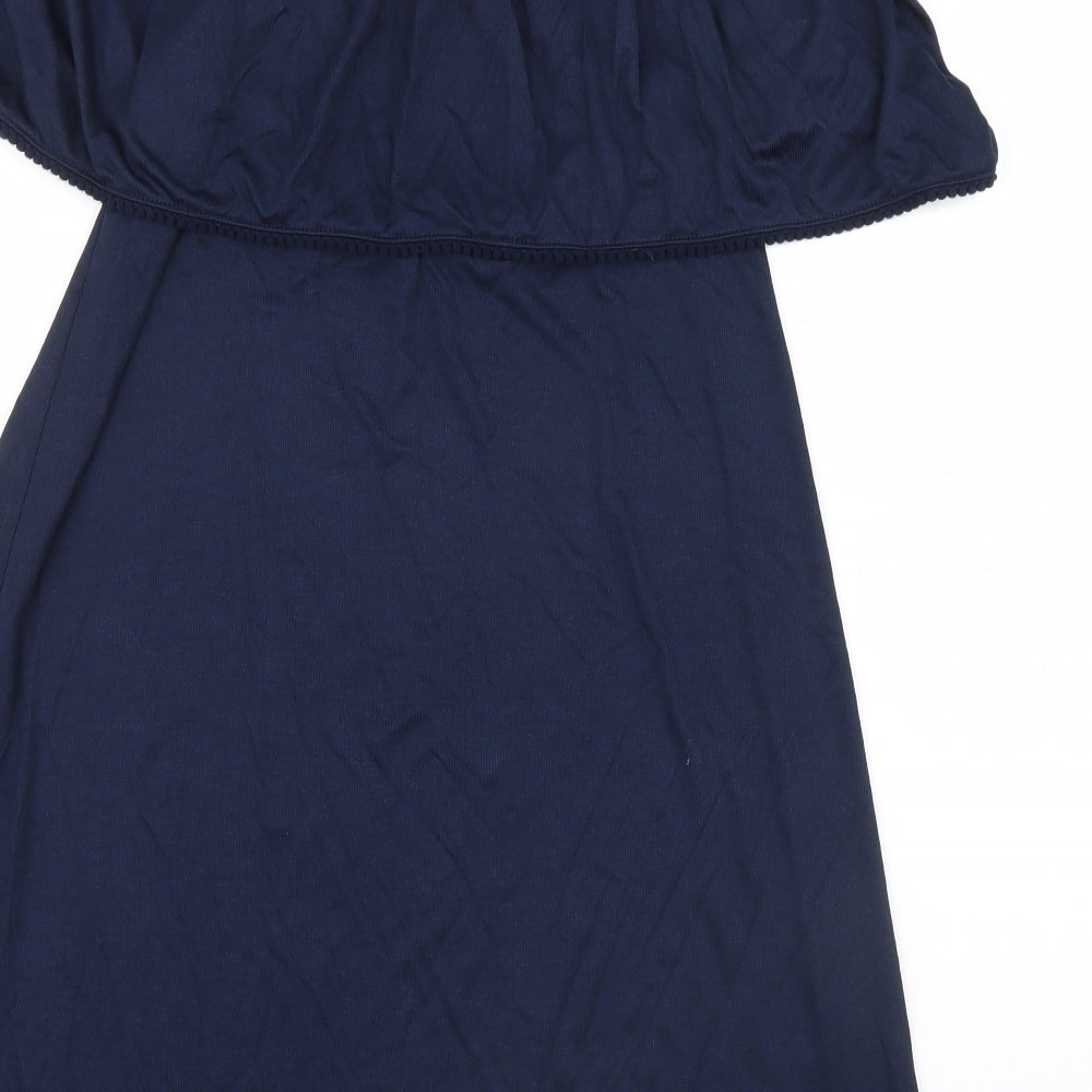 Primark Womens Blue Shirt Dress Size 12