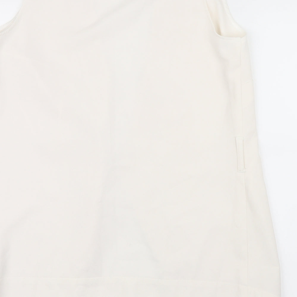 Womens UK Size 12 Very White Gilet
