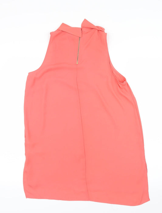 F&F Womens Pink Mesh Basic Blouse Size 12