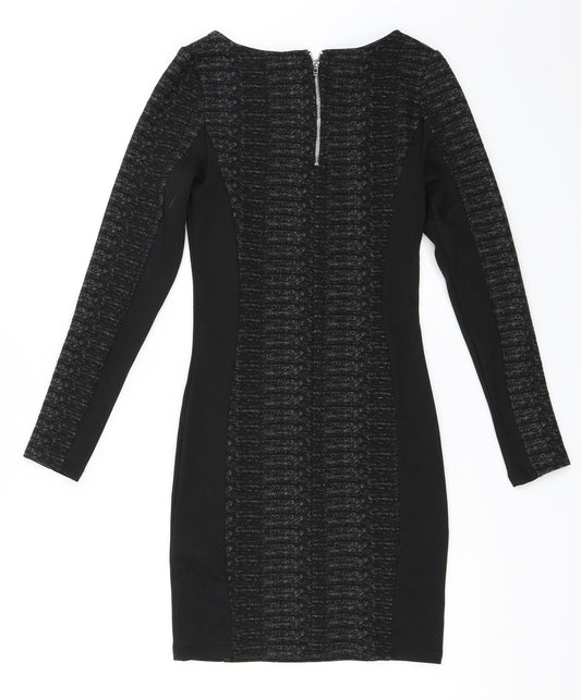H&M Womens Black Bodycon Size 6