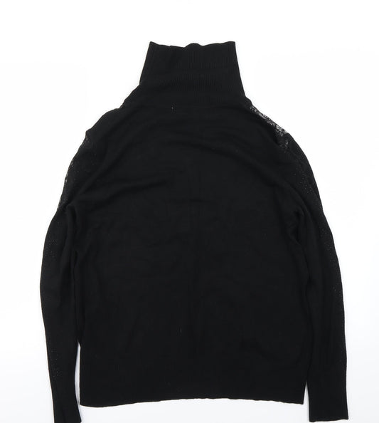 Anthology Womens Black Pullover Jumper Size 14